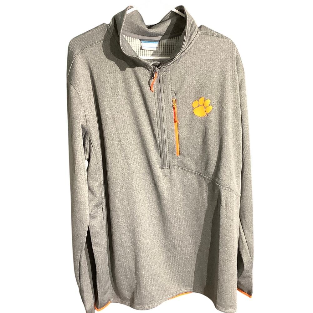 Columbia Clemson Tigers Omni-Wick Pullover Men’s XL — Collegiate, Golf, Athletic